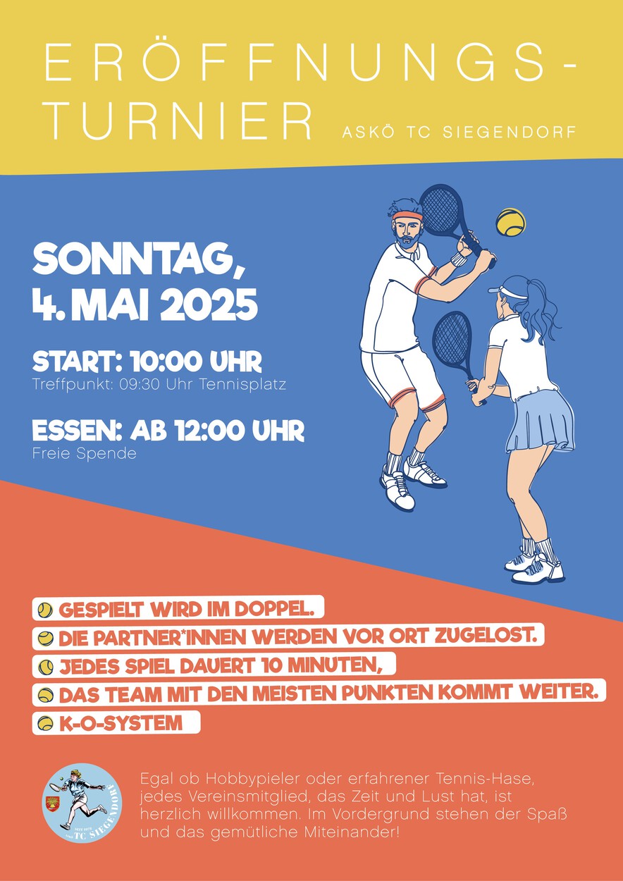 Eröffnungsturnier ASKÖ TC Siegendorf